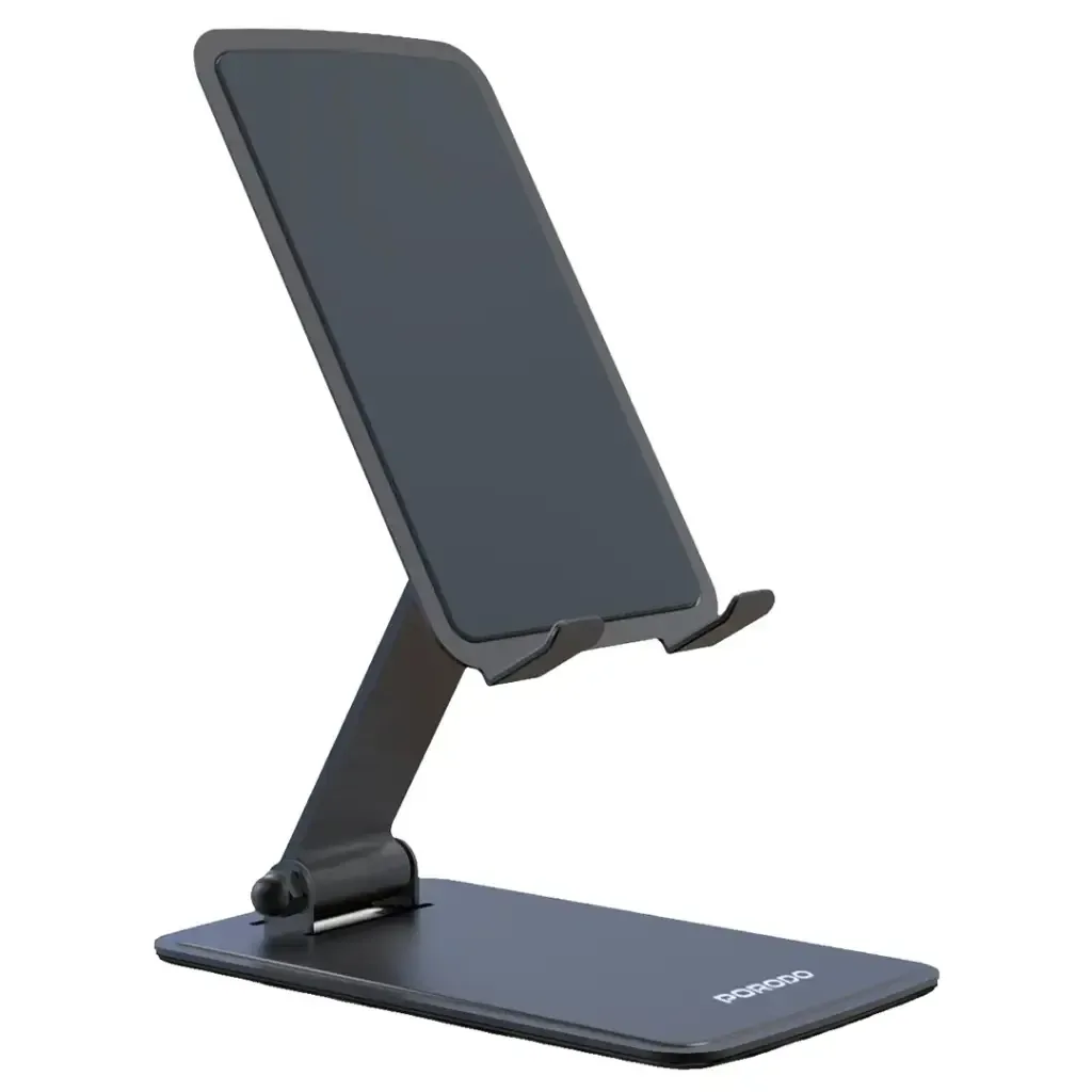 PORODO FOLABLE DESTOP STAND ANTI-SLIP BASE GRAY PDCCT15GY