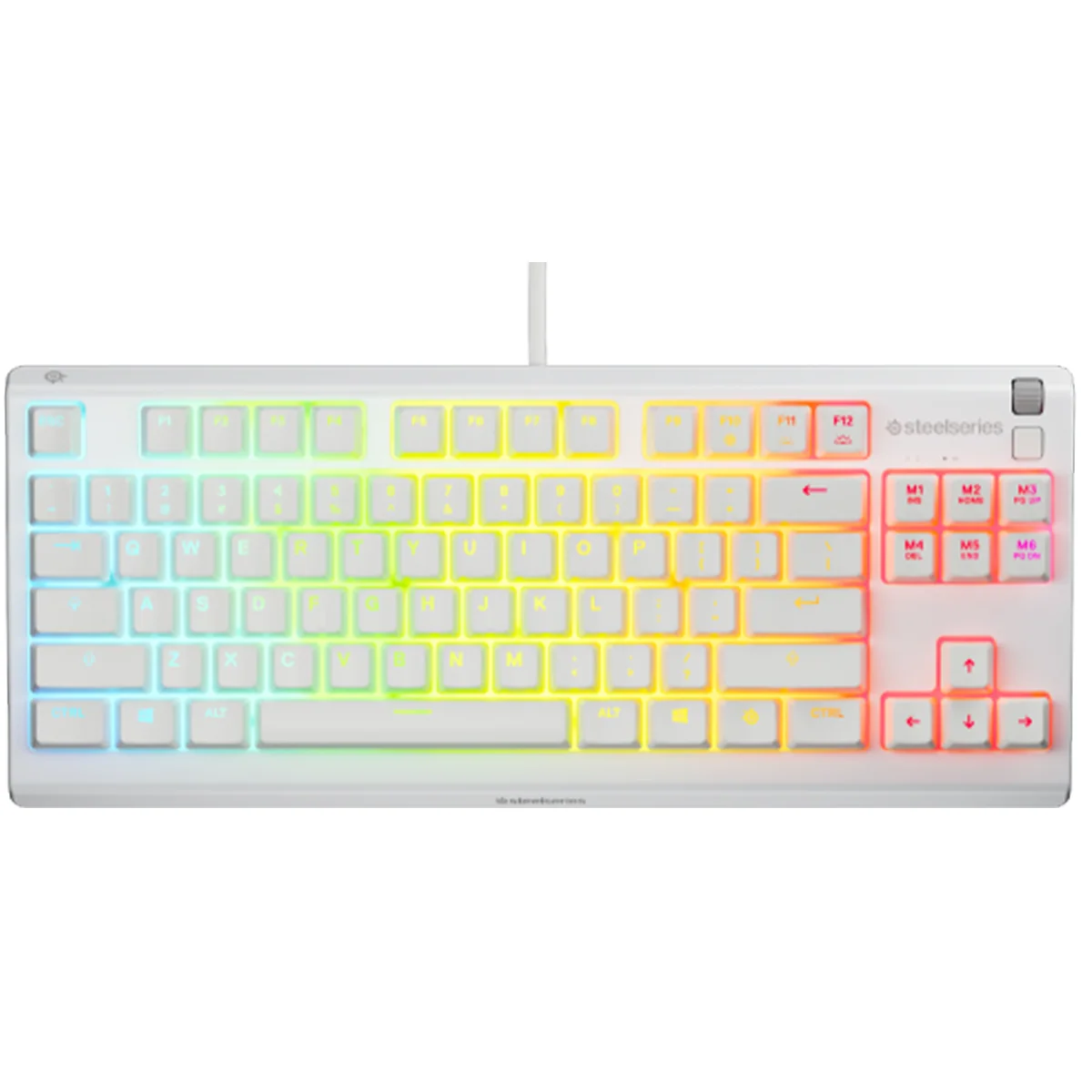 STEELSERIES APEX 3 TKL WIRED KEYBOARD WHITE 64819 US