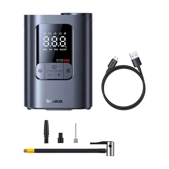 BASEUS GOTRIP VA1 PRO SUPER MINI WIRED INFLATOR 22 CYLINDER COSMIC BLACK C0119701 thumbnail 3