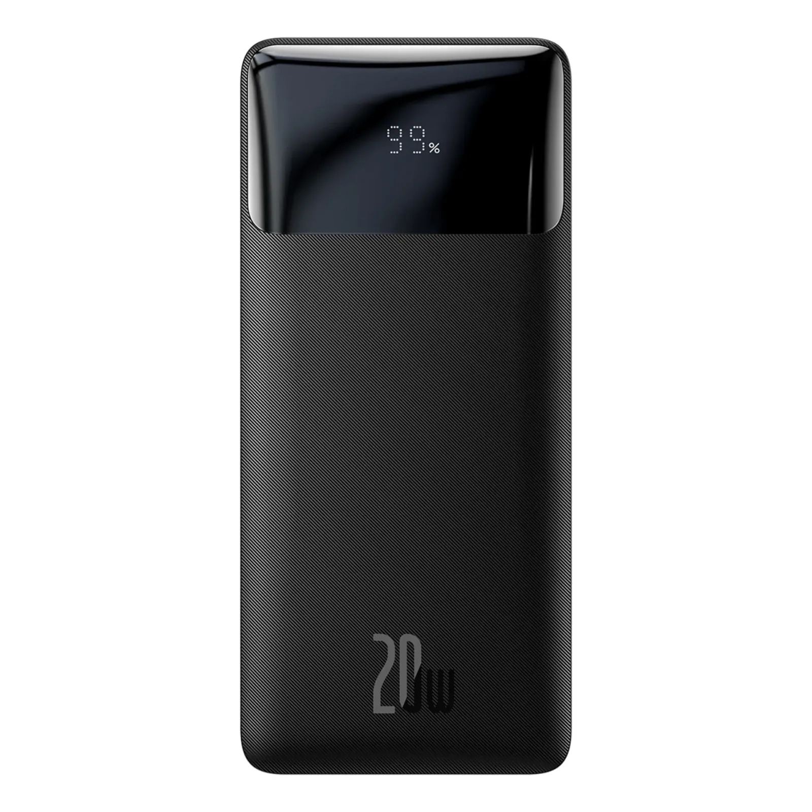 BASEUS POWER BANK 10000 MAH BIPOW DIGITAL DISPLAY FAST CHARGING PD 20W OVERSEAS EDITION BLACK PPBD10K-X