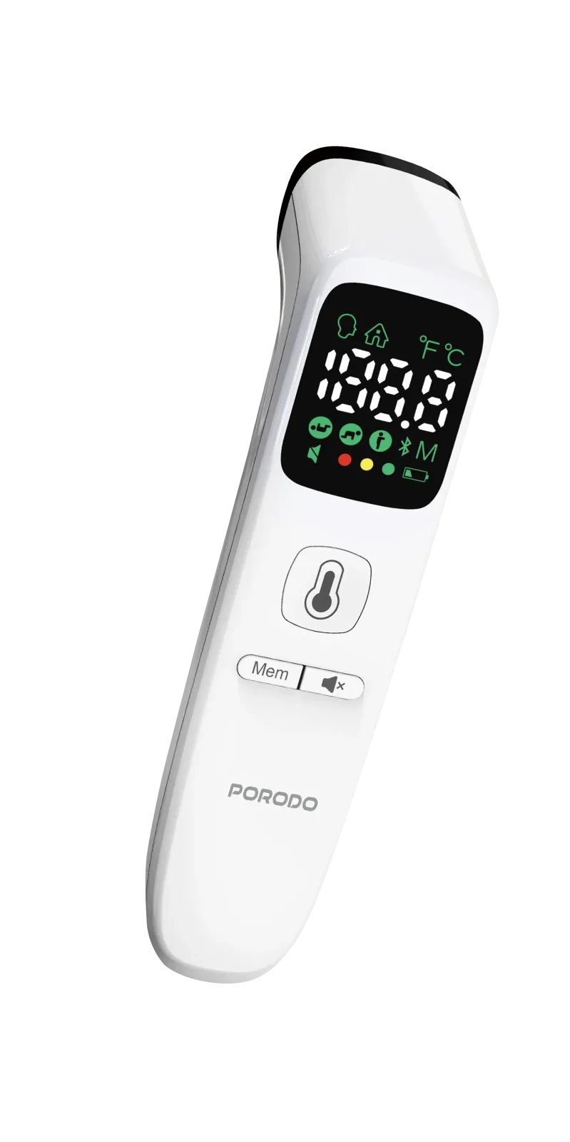 PORODO LIVEON INFRARED MULTI MODE THERMOMETER LED DISPLAY WHITE PDAETR612WH thumbnail 2