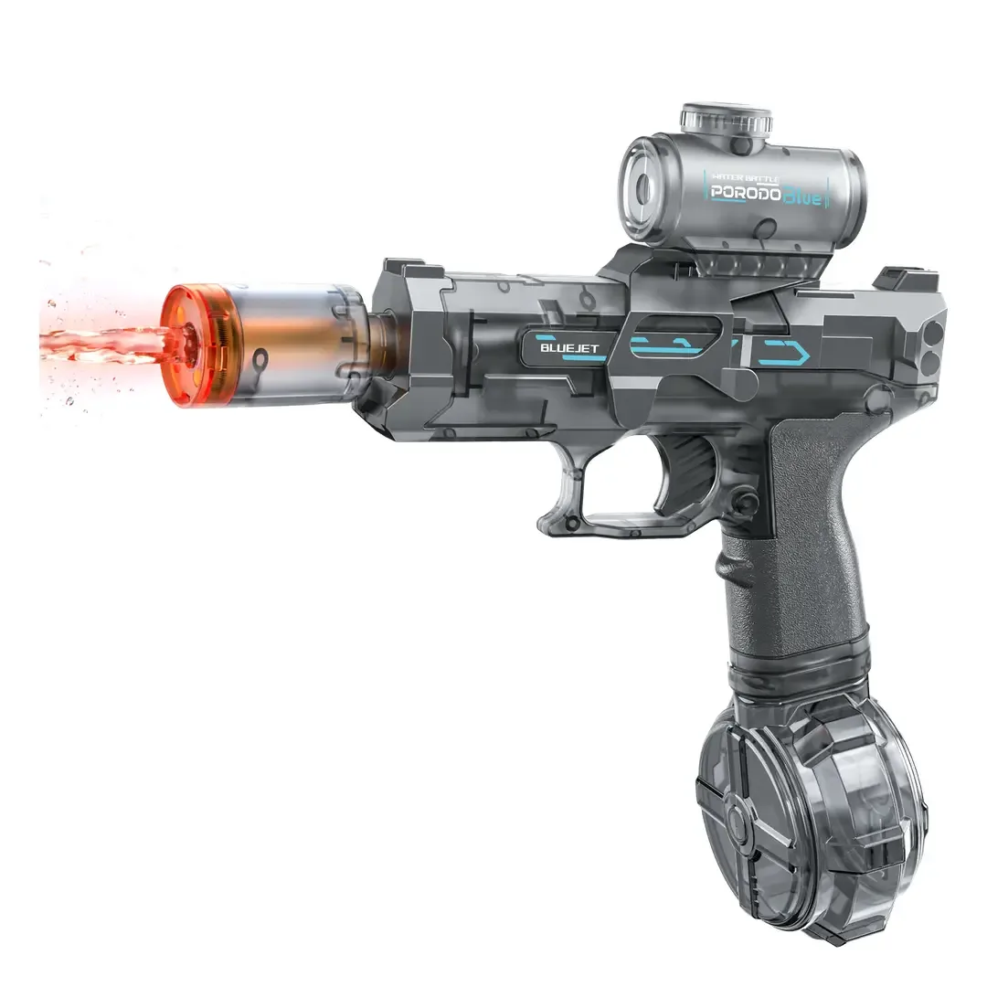 PORODO BLUE BLUE JET AUTO-FIRING ELECTRIC WATER GUN GREY PBWG1271224GY thumbnail 8