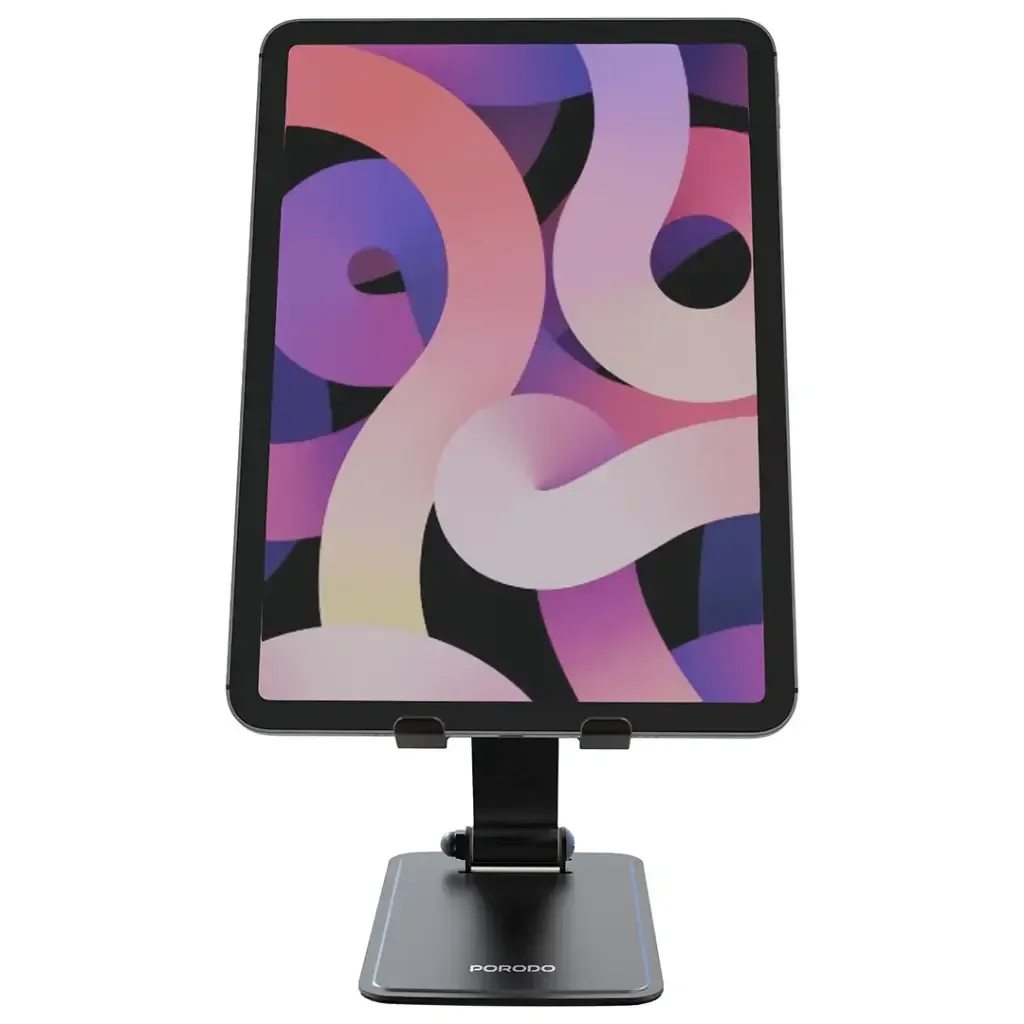 PORODO FOLABLE DESTOP STAND ANTI-SLIP BASE GRAY PDCCT15GY thumbnail 5