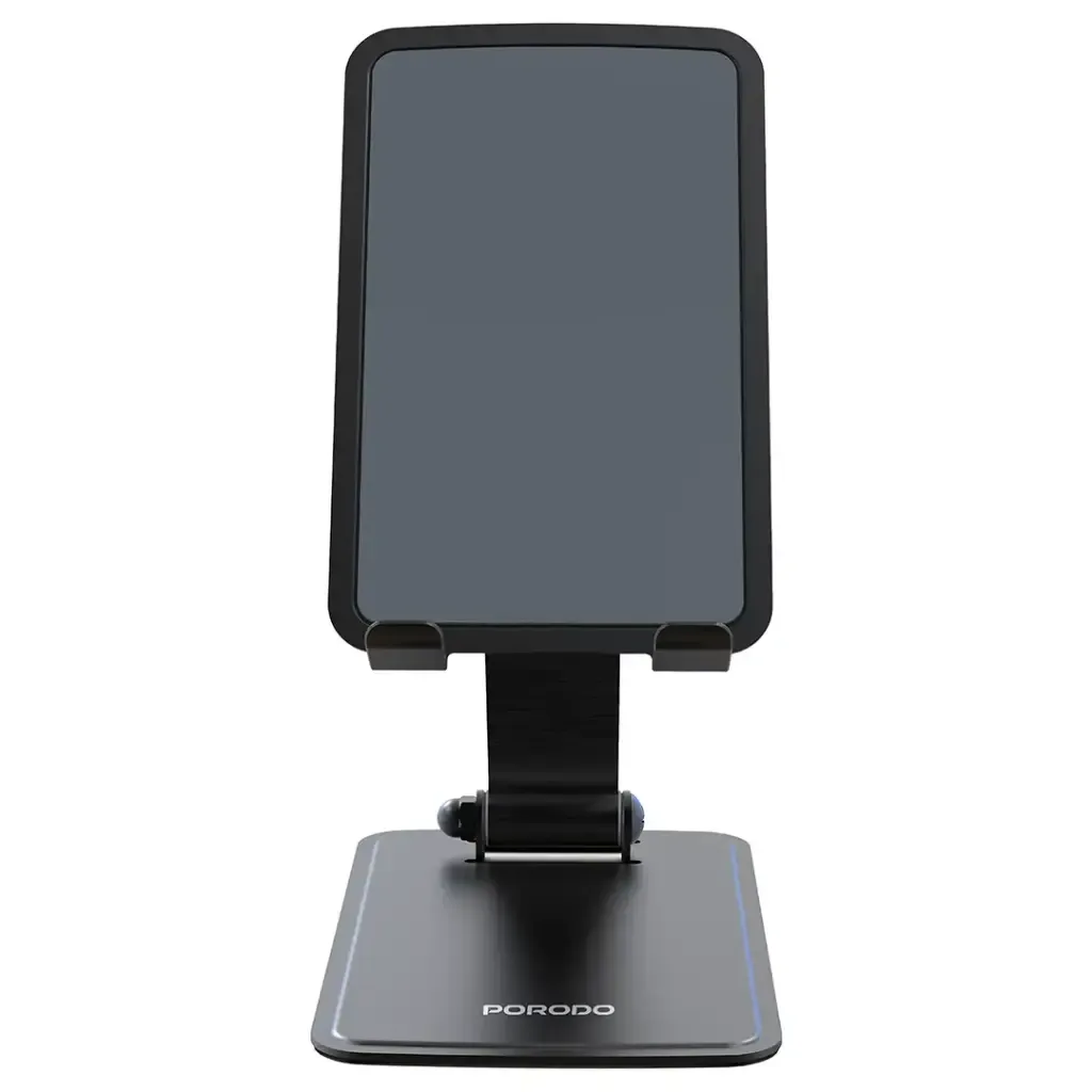 PORODO FOLABLE DESTOP STAND ANTI-SLIP BASE GRAY PDCCT15GY thumbnail 3