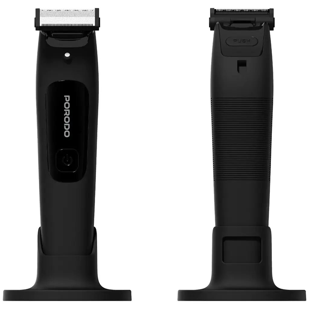 PORODO LIFESTYLE SHAPETRIM DUAL BLADE BEARD TRIMMER BLACK PDLFST8307BK thumbnail 5