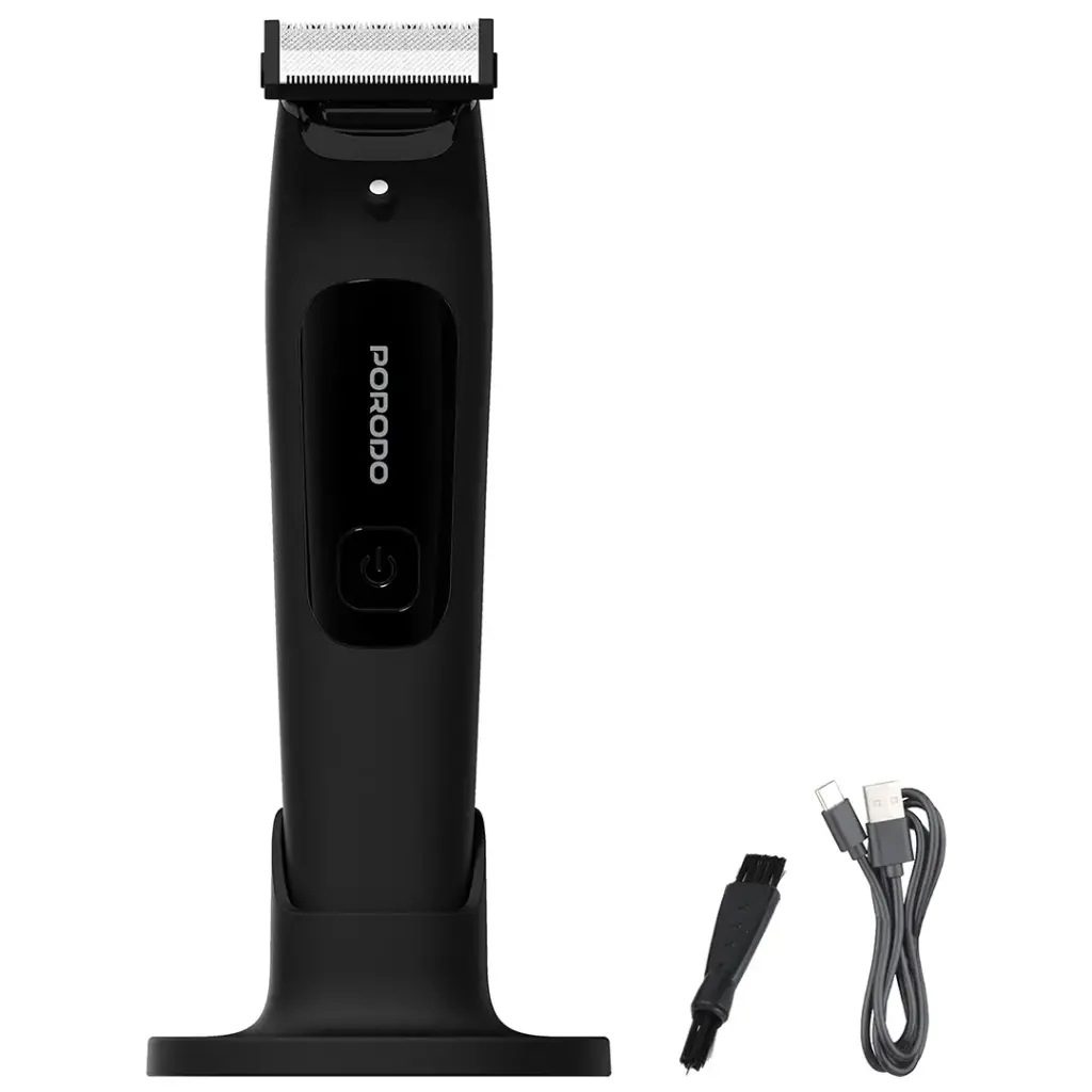 PORODO LIFESTYLE SHAPETRIM DUAL BLADE BEARD TRIMMER BLACK PDLFST8307BK thumbnail 6