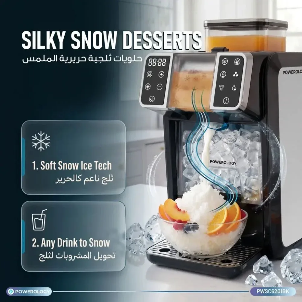 POWEROLOGY ALASKA 2 IN 1 ICE AND SNOW MAKER BLACK PWSC6201BK thumbnail 6