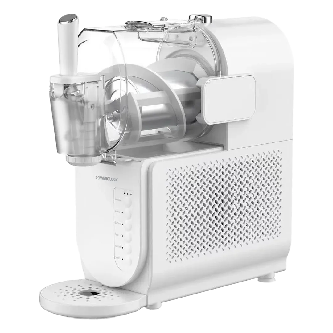 POWEROLOGY ICE LAND FRESH SLUSH AND ICE CREAM MAKER WHITE PWISC1523AWH