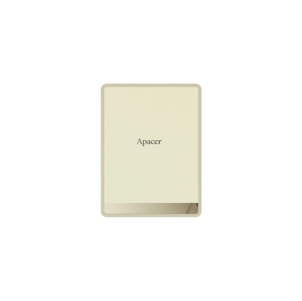 APACER 2TB USB 3.2 GEN2 TYPE C PORTABLE SSD 500 MBS CREAM-AS724MC AP2TBAS724C-1