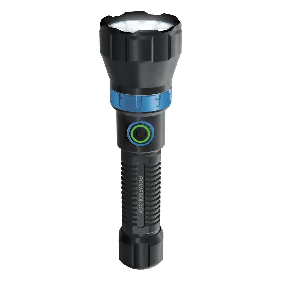 POWEROLOGY VESTA TORCH LIGHT WITH BUILT IN POWER BANK GRAY PWZF7905GY