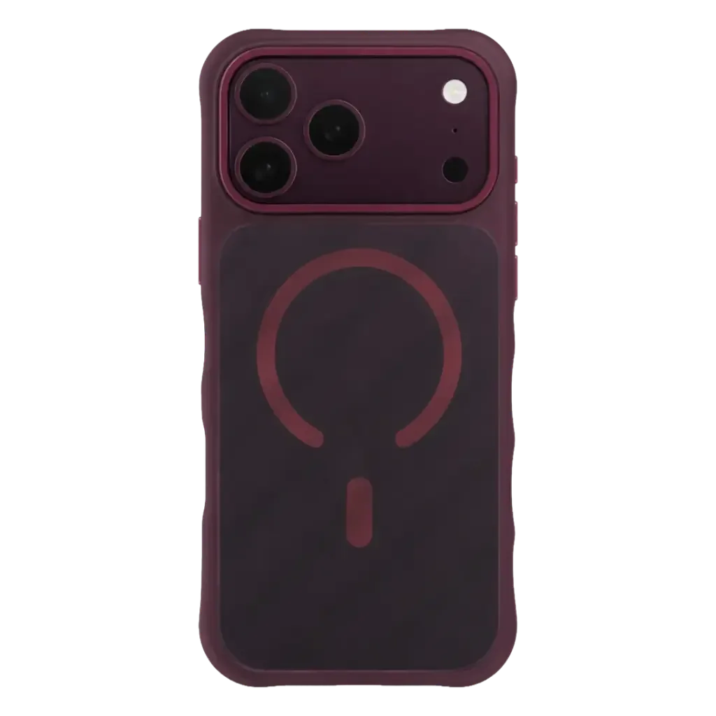 LEVELO IPHONE 18 PRO MAX WYN MAGSAFE HYBRID PC TPU CONSTRUCTION CASE BURGUNDY LVLWYNTPUPCC18PMBUR