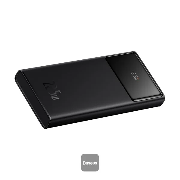 BASEUS STAR LORD DIGITAL DISPLAY FAST CHARGING POWER BANK 10000MAH 22.5W BLACK PPXJ100001