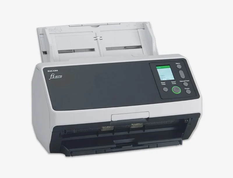 RICOH FI SERIES FI-8170 70PPM140IPM A4 DUPLEX ADF USB3.2 LED WORKGROUP SCANNER PA03810-B051 thumbnail 7