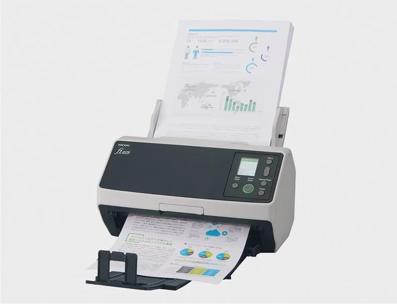 RICOH FI SERIES FI-8170 70PPM140IPM A4 DUPLEX ADF USB3.2 LED WORKGROUP SCANNER PA03810-B051 thumbnail 3