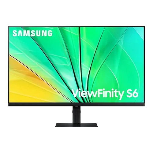SAMSUNG 32 INCH VIEWFINITY S6 S60UD QHD MONITOR LS32D604UAMXUE 