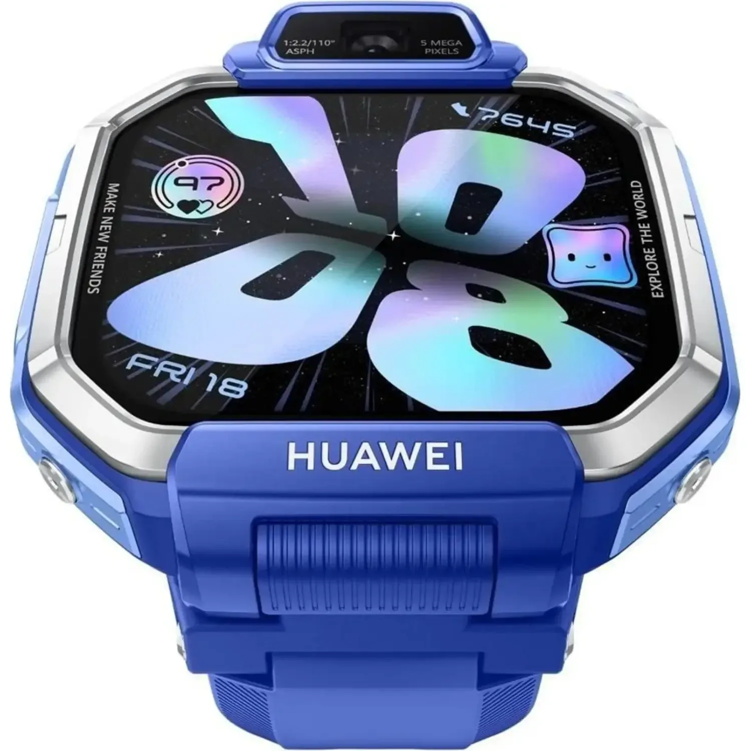 HUAWEI WATCH KIDS X1 BLUE PLASTIC CASE BLUE SILICONE STRAP DRA-L10 55020HYU thumbnail 9