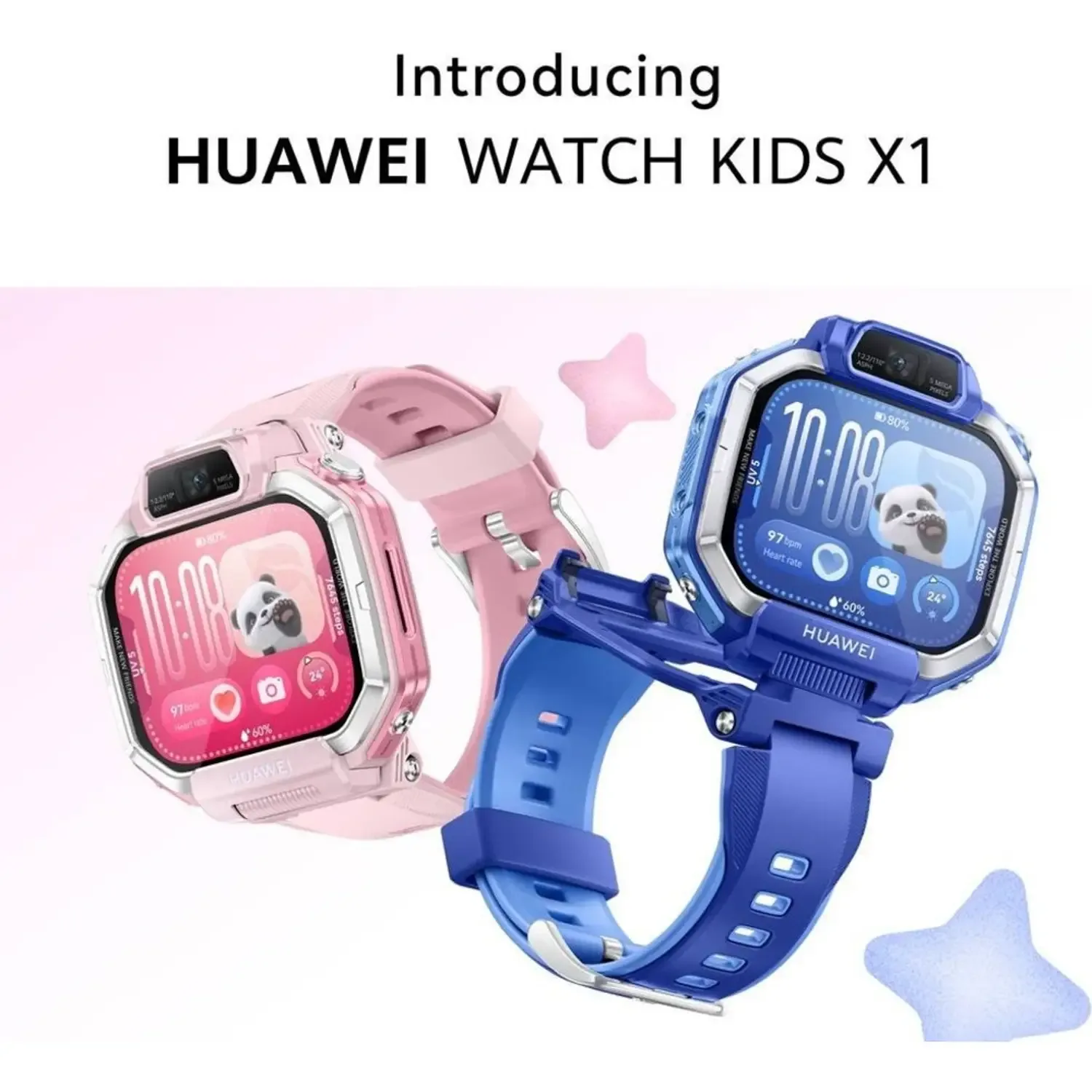 HUAWEI WATCH KIDS X1 PINK PLASTIC CASE PINK SILICONE STRAP DRA-L10 55020HYT thumbnail 7