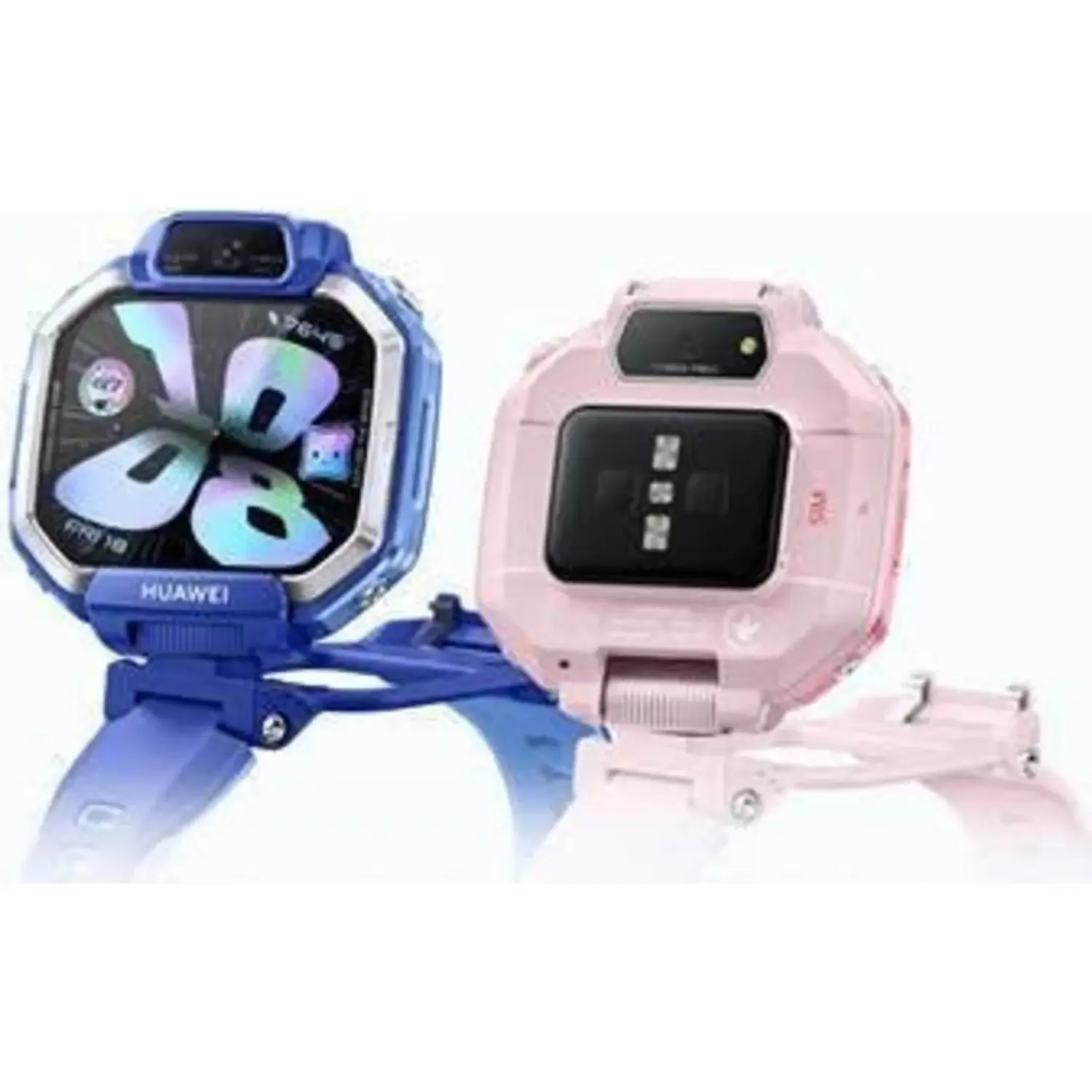 HUAWEI WATCH KIDS X1 PINK PLASTIC CASE PINK SILICONE STRAP DRA-L10 55020HYT thumbnail 4