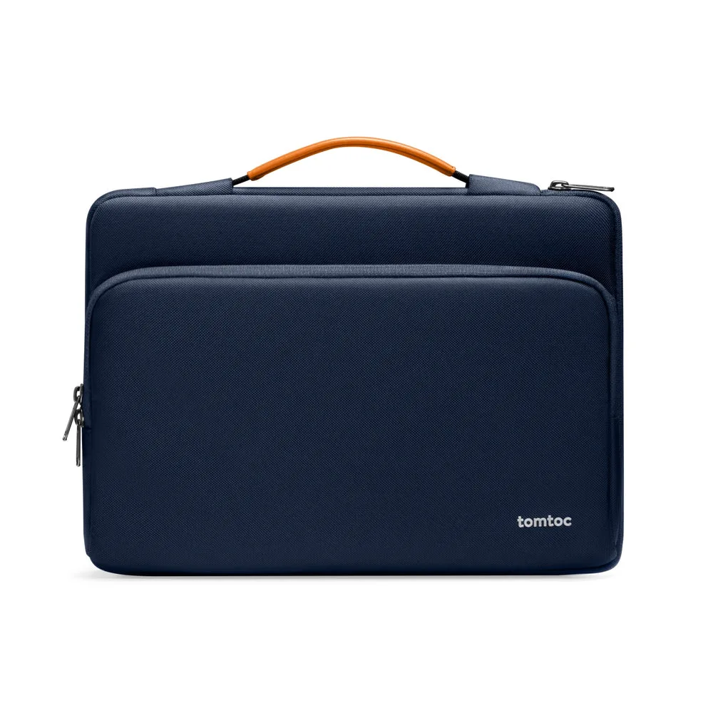 TOMTOC DEFENDER A14 14 INCH LAPTOP BRIEFCASE NAVY BLUE A14D3B2