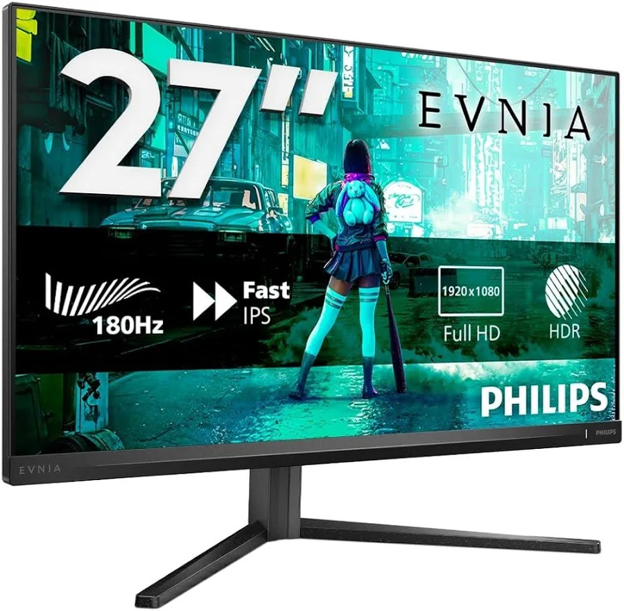 PHILIPS EVNIA 3000 GAMING MONITOR 27 INCH IPS 200HZ 27M2N3200FQ69 thumbnail 2