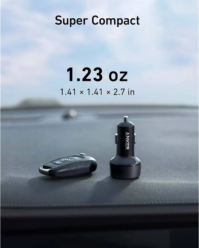 ANKER POWERDRIVE C2 CAR CHARGER PREMIUM CABLE BLACK B2722HF1 thumbnail 5