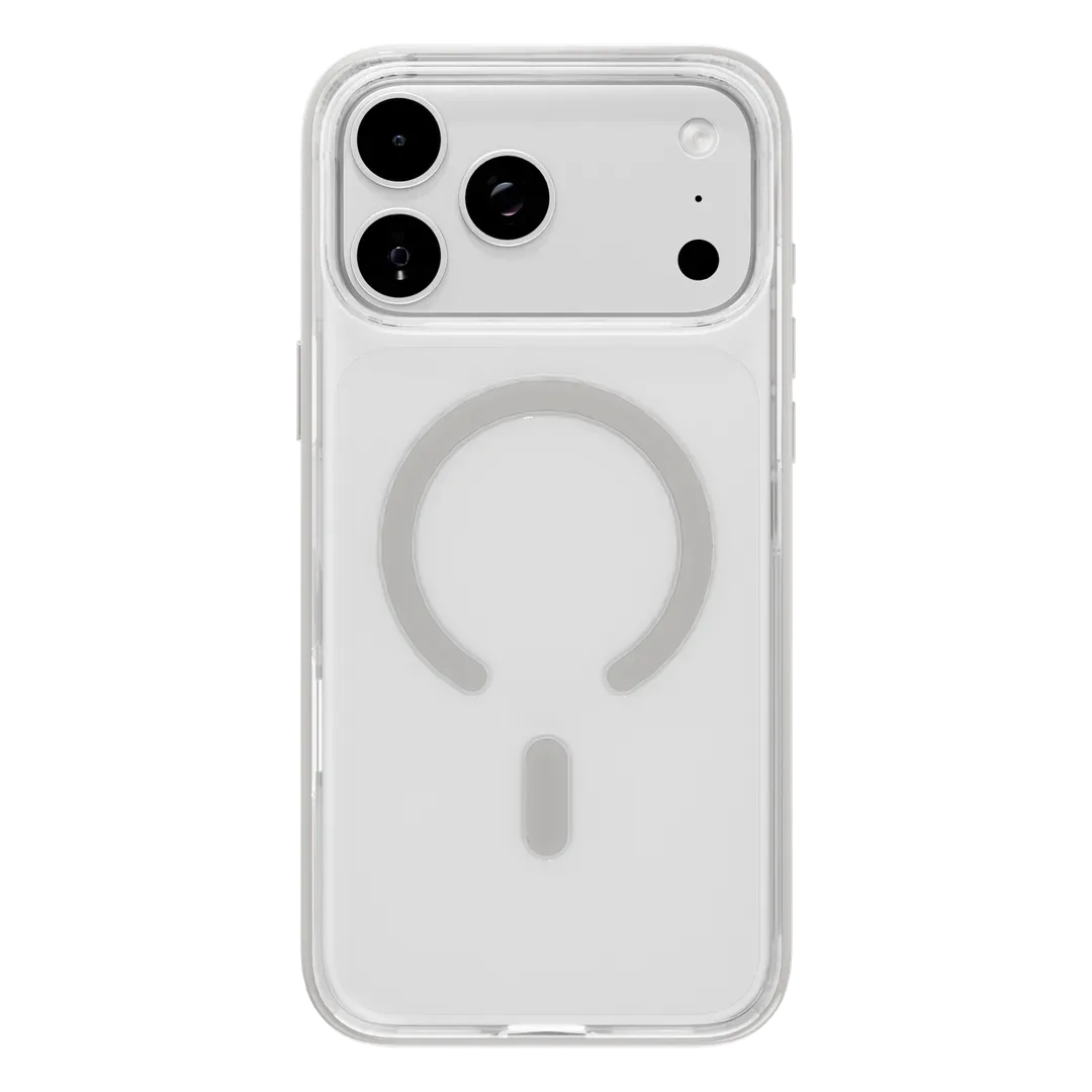 LEVELO NEON IPHONE 18 PRO MAX MAGSAFE HYBRID PC TPU CONSTRUCTION CASE SILVER LVLNENPCC18PMSL