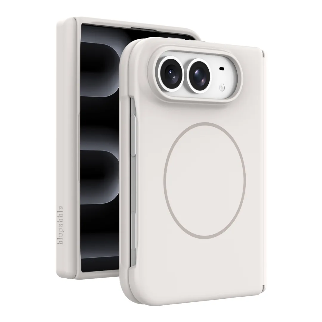 BLUPEBBLE IPHONE DUO MAGFIT CASE WITH MAGSAFE WHITE BP-IPMGFDUO-WH