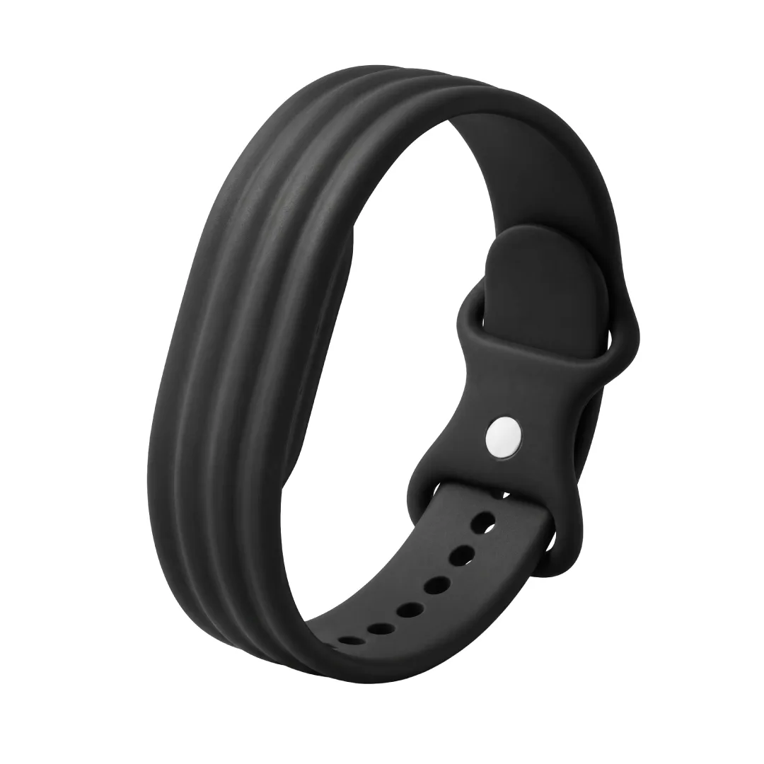 BLUPEBBLE GOOGLE FITBIT AIR MOVE SILICONE BAND BLACK BP-MOVE-BK