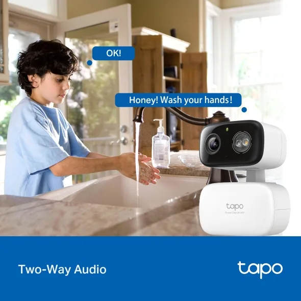 TP-LINK TAPO 2K RESOLUTION INDOOR-OUTDOOR PAN-TILT SECURITY WI-FI CAMERA TAPO C216 thumbnail 4