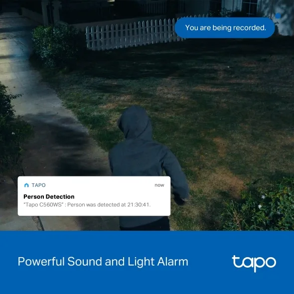 TP-LINK TAPO 4K ULTRA HD OUTDOOR PAN-TILT SECURITY WI-FI CAMERA TAPO C560WS thumbnail 10