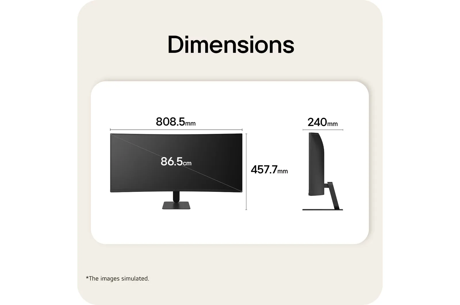 LG ULTRAWIDE 34 INCH WQHD 1800R CURVED 120HZ MONITOR 34U601B-B thumbnail 14