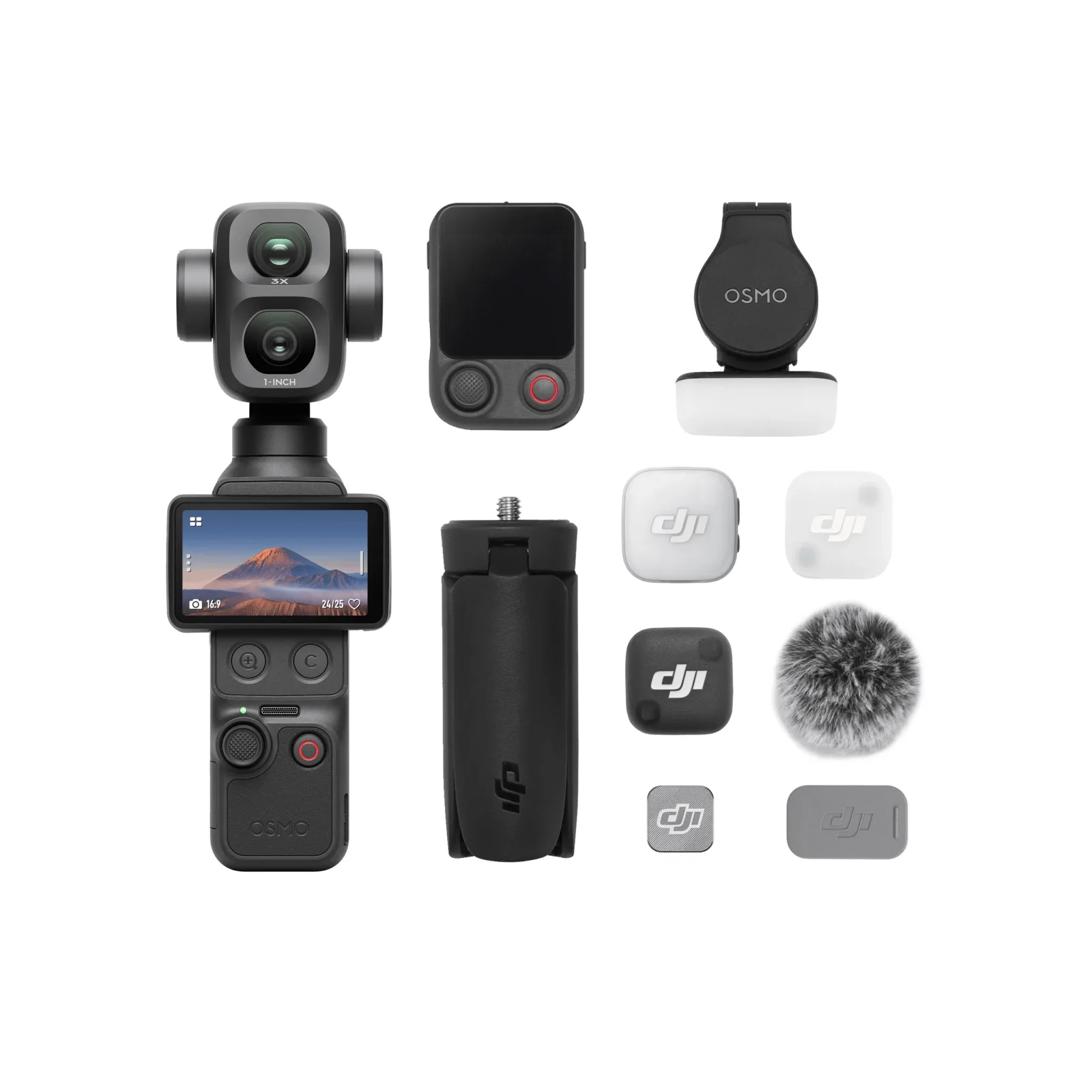 DJI OSMO POCKET 4 PRO VLOG COMBO 4K GIMBAL CAMERA WITH DJI MIC 2