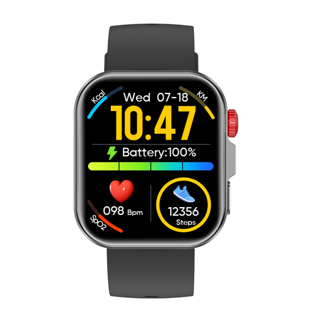 EPICARMA PULSE YOUR EVERDAY SMART COMPANION SMART WATCH BLACK EA-PLS001-BK