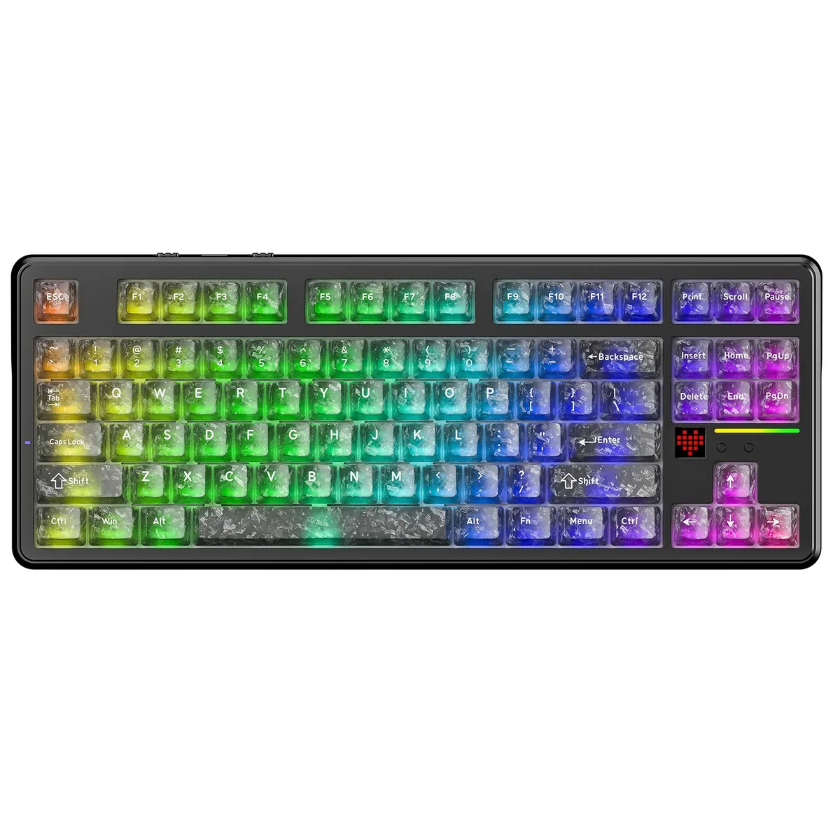 ATTACK SHARK X87 ULTRA RGB HOT SWAPPABLE SHAFTS MEGALODON SWITCH INK SHADOW