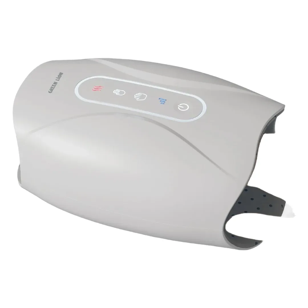 GREEN LION HAND MASSAGER WITH HEAT AND COMPRESSION WHITE GNHNDMS42WH