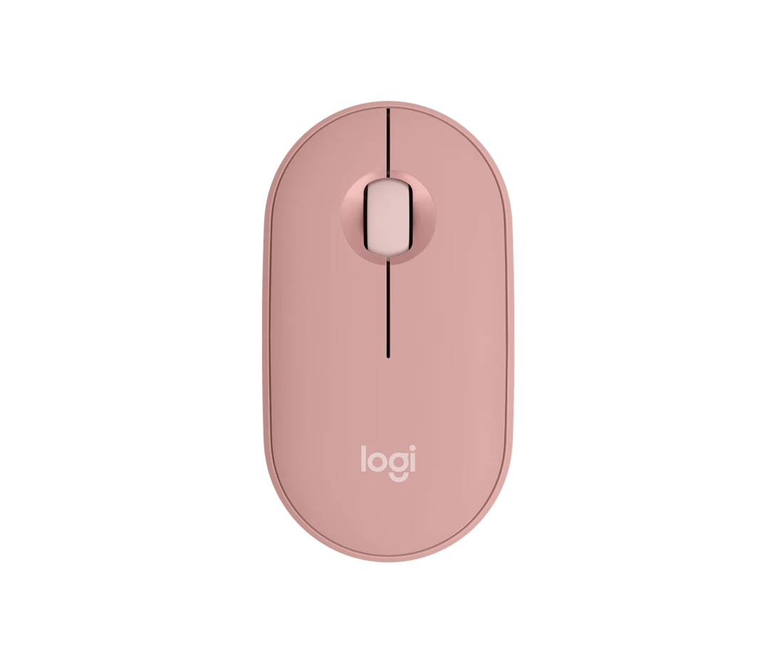 LOGITECH PEBBLE WIRELESS MOUSE PINK 910-005575