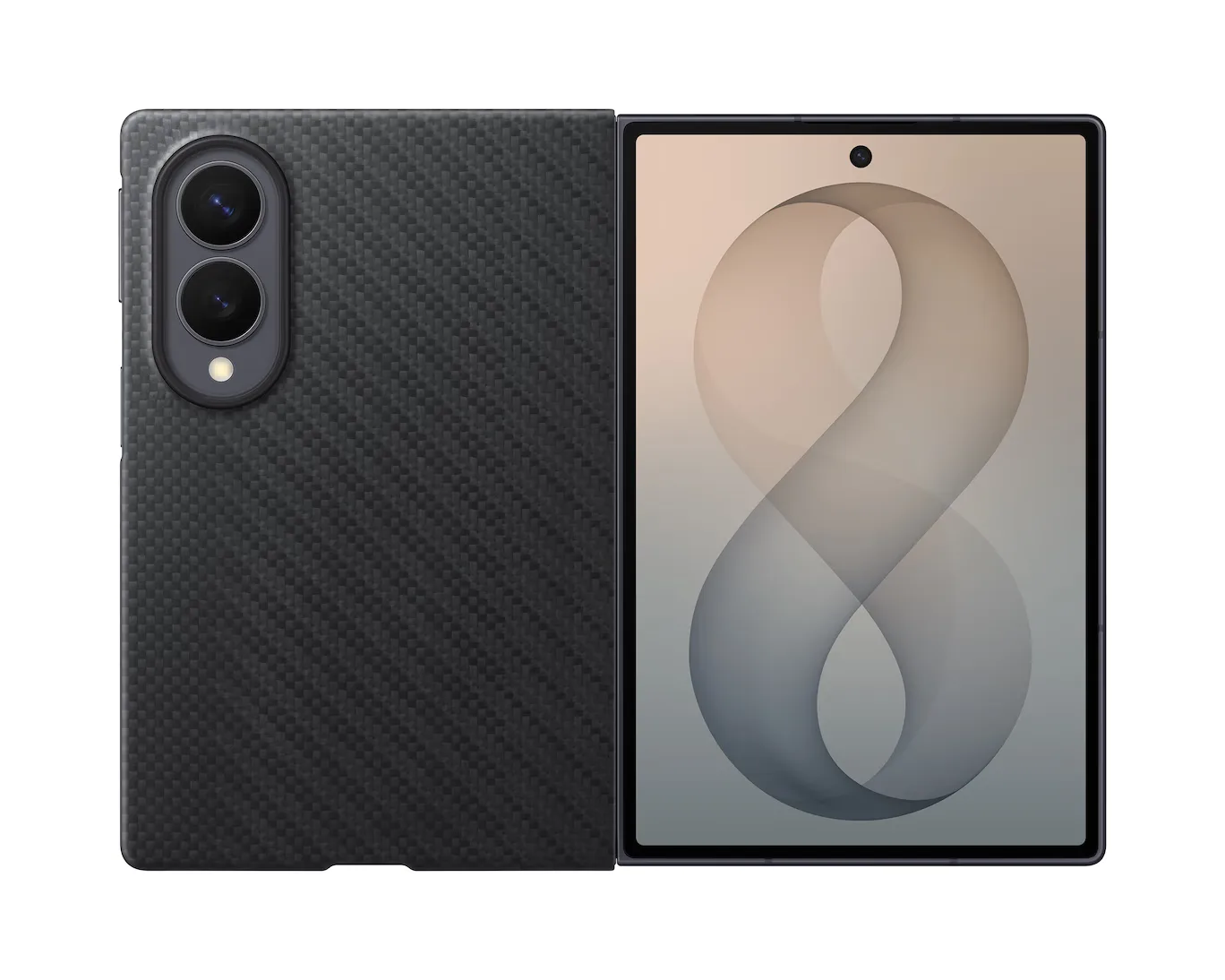 SAMSUNG GALAXY Z FOLD 8 CARBON MAGNET CASE BLACK EF-KF971SBEGWW thumbnail 3