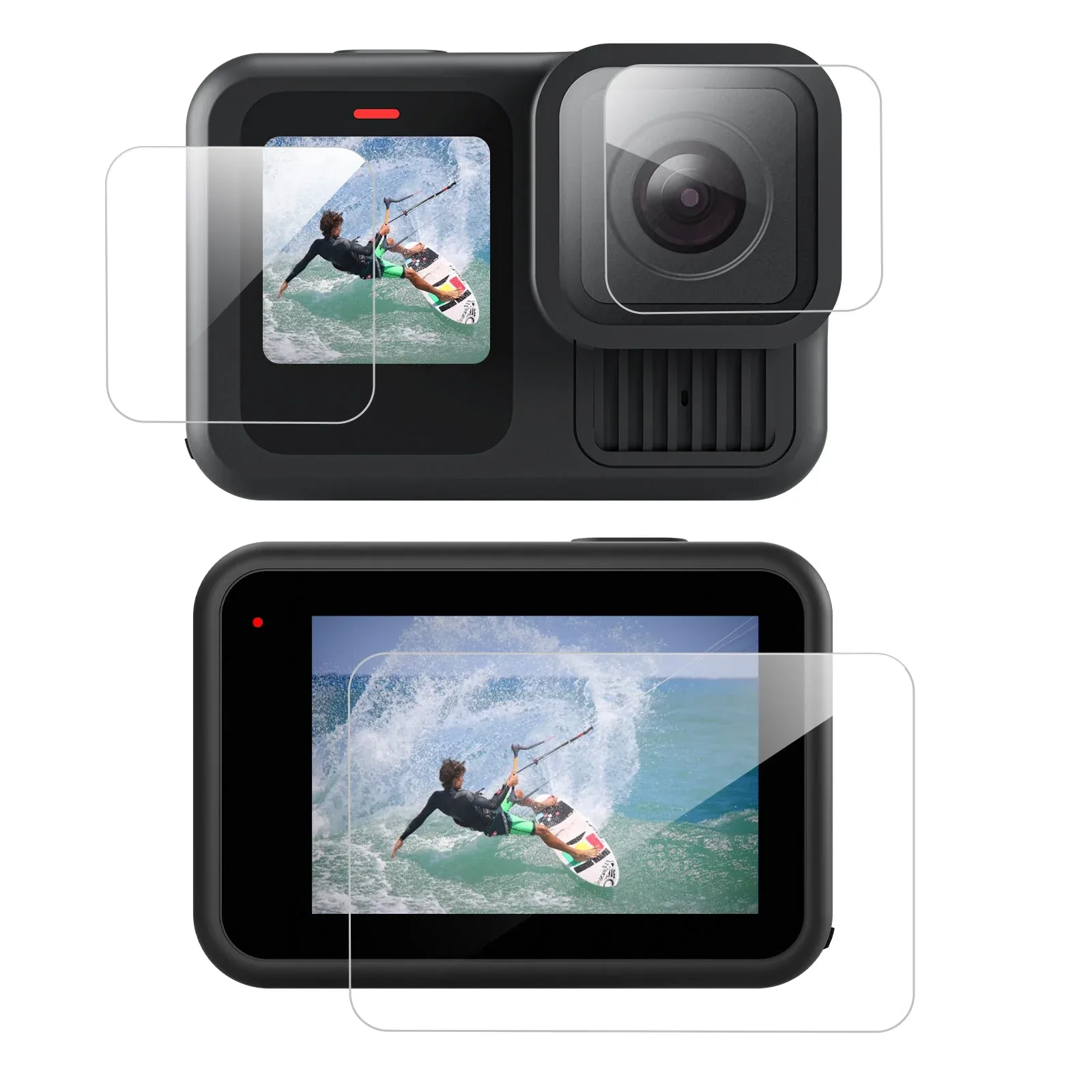 TELESIN GOPRO HERO 13 TEMPERED GLASS SCREEN PROTECTOR S6-FLM-07-TGP