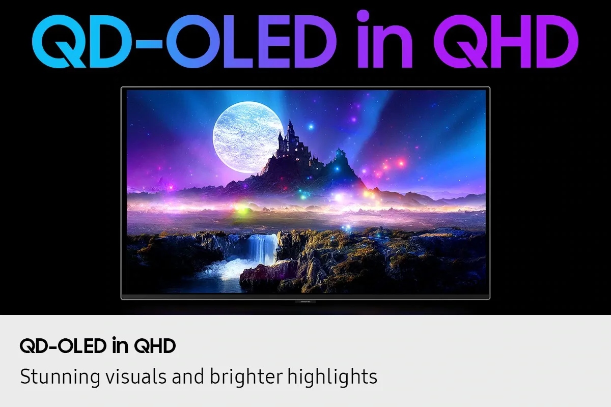 SAMSUNG ODYSSEY GAMING 27 INCH MONITOR G6 G60SF OLED  LS27FG602SMXUE thumbnail 3