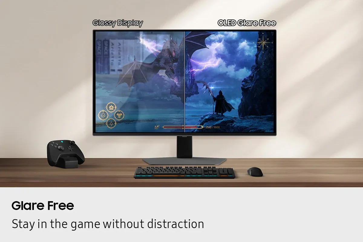 SAMSUNG ODYSSEY GAMING 27 INCH MONITOR G6 G60SF OLED  LS27FG602SMXUE thumbnail 5