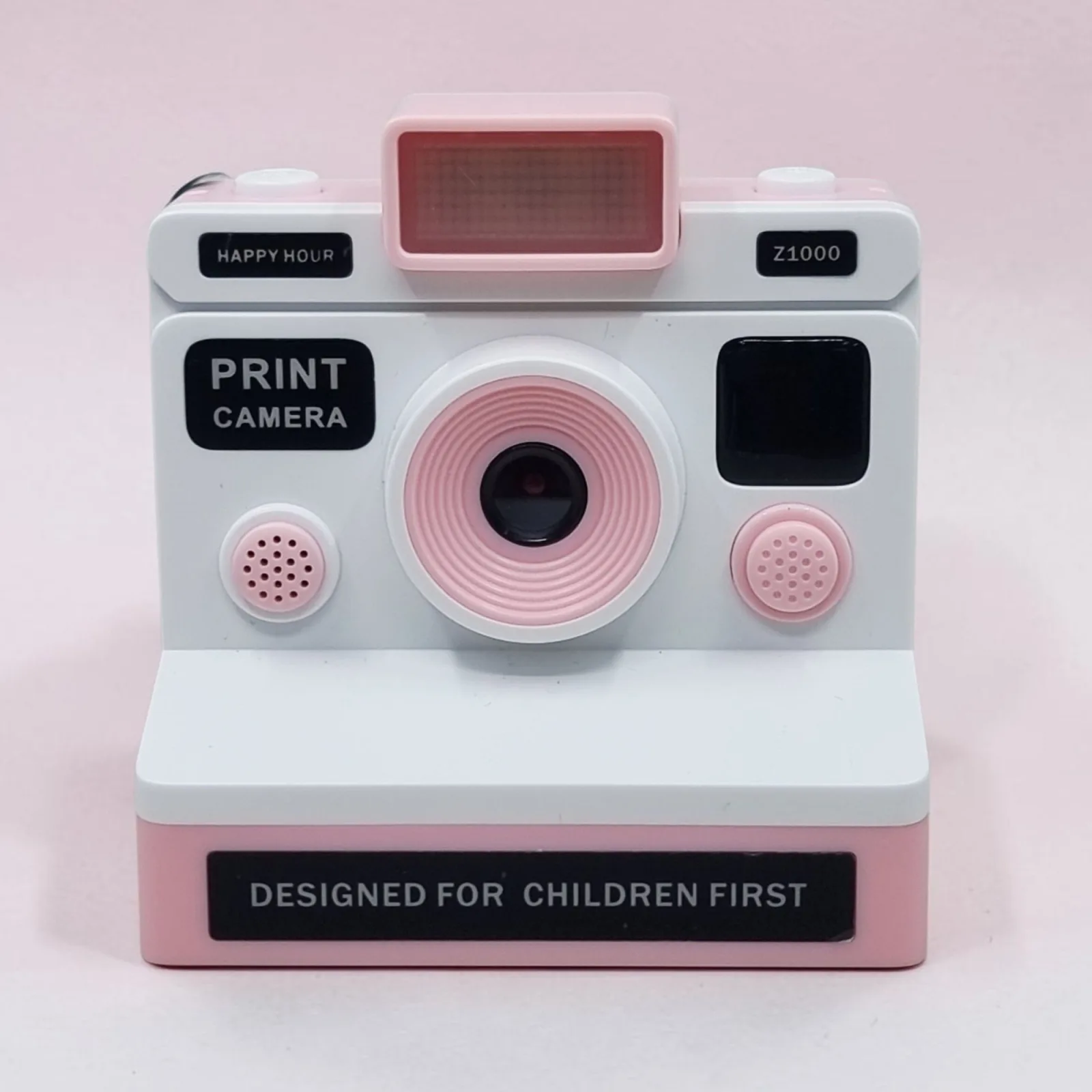 CHILDREN INSTANT PRINT DIGITAL TOY CAMERA PINK