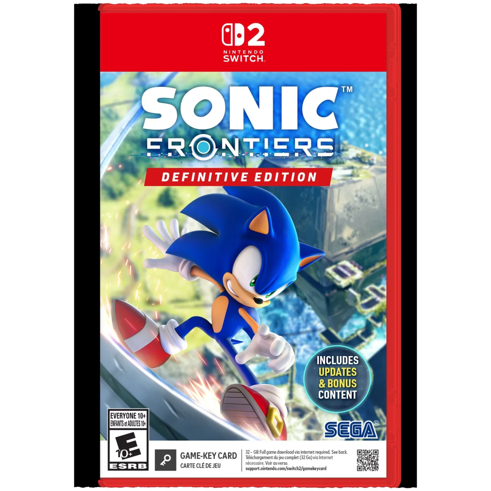 NINTENDO SWITCH 2 SONIC FRONTIERS GAME