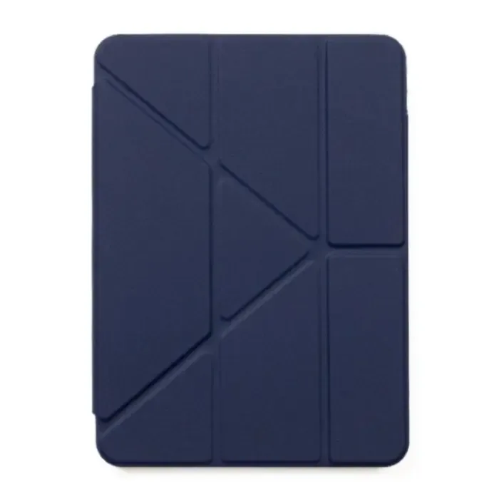 MUTURAL IPAD PRO 11 INCH (M4) QING YA SERIES FOLIO CASE WITH HIDDEN STYLUS SLOT DARK BLUE