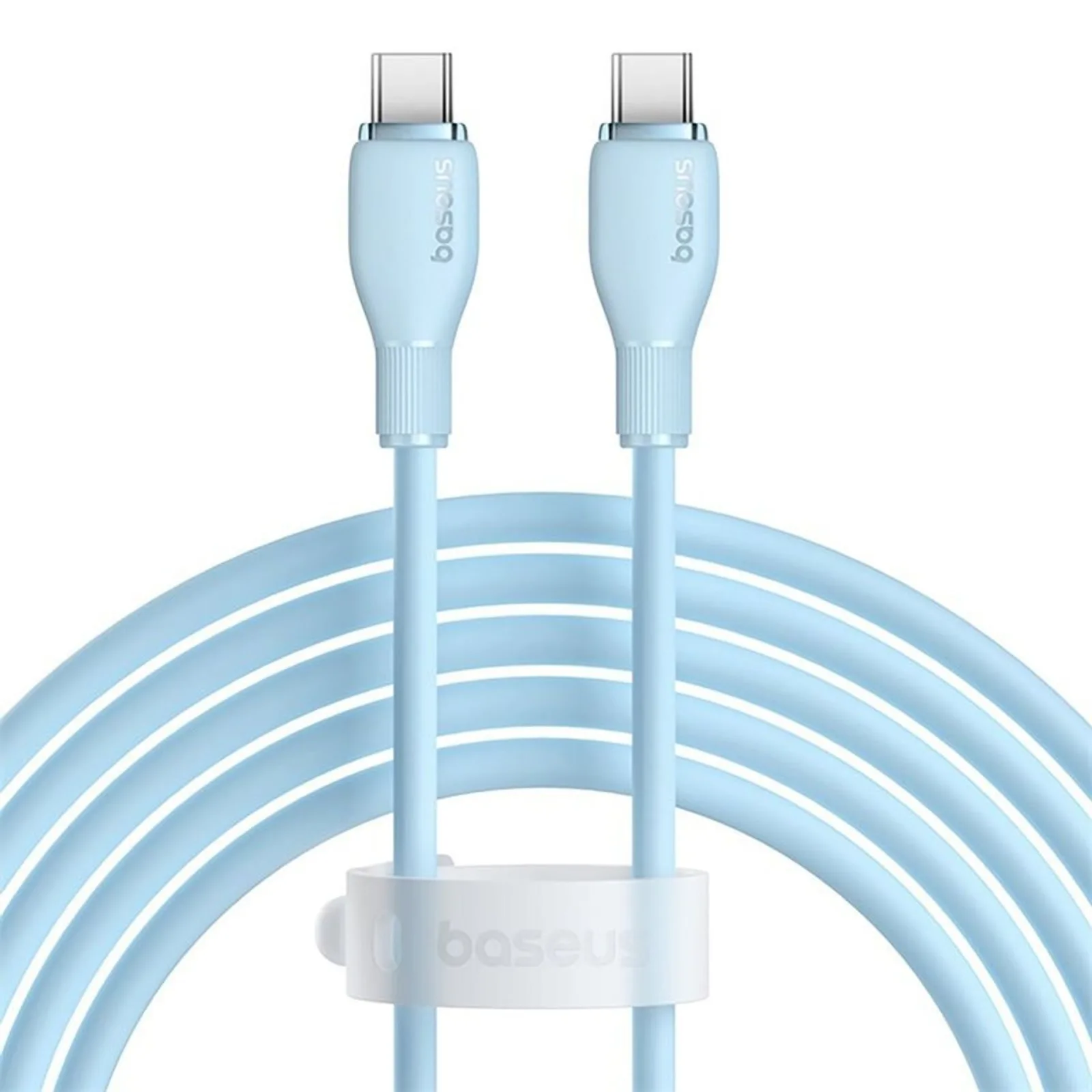 BASEUS PUDDING SERIES FAST CHARGING TYPE C TO TYPE C 100W CABLE 1.2M GALAXY BLUE P10355702311