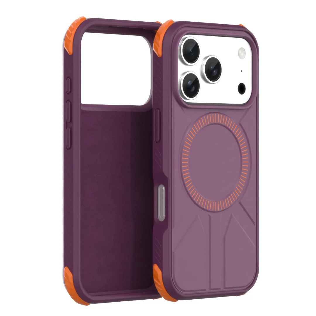 BLUPEBBLE IPHONE 18 PRO MAX ARMORCORE CASE WITH MAGSAFE WINE RED BP-IPARMC18MAX-WR