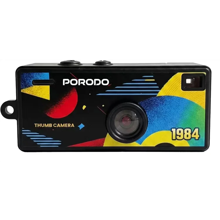 PORODO LIFESTYLE MEMO THUMB SIZED DIGITAL CAMERA TF CARD SUPPORT BLACK PDLFSTG62BK