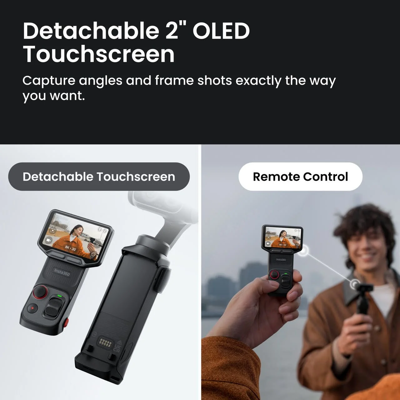 INSTA360 LUNA ULTRA 8K GIMBAL CAMERA STANDARD BUNDLE COSMIC WHITE CINSBBTT thumbnail 7