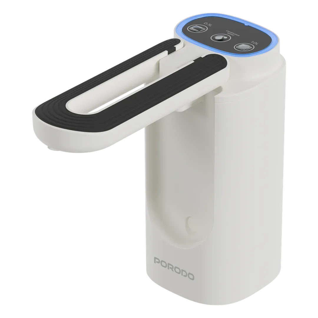 PORODO LIFESTYLE MAYA ELECTRIC WATER DISPENSER MULTI VOLUME CONTROL WHITE-BLACK PDLFSTD18WHBK