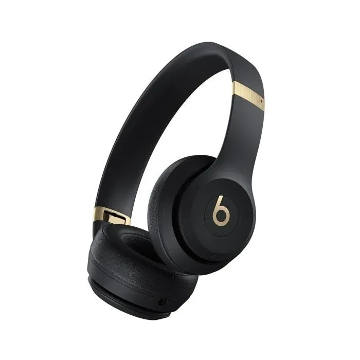 BEATS SOLO 4 WIRELESS HEADSET BLACK & GOLD MC2L4