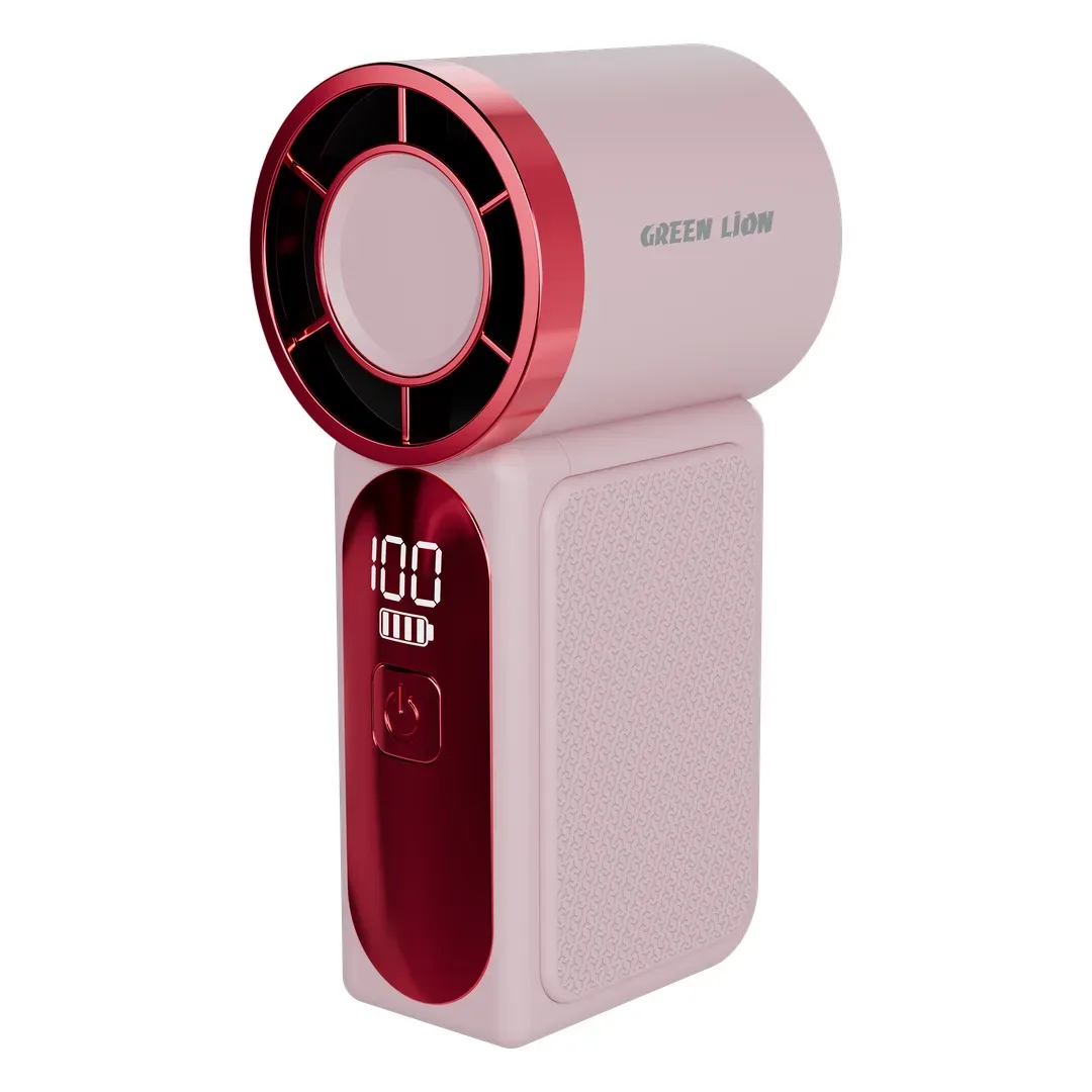 GREEN LION WIND LITE HANDHELD FAN PINK GNPF5WNFANPK